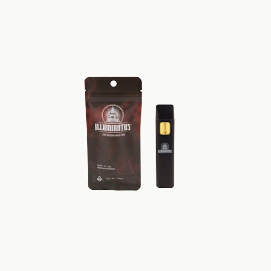 Illuminatus Brands - 1g, Vape Pen Live Rosin Ready-To-Use - 1
