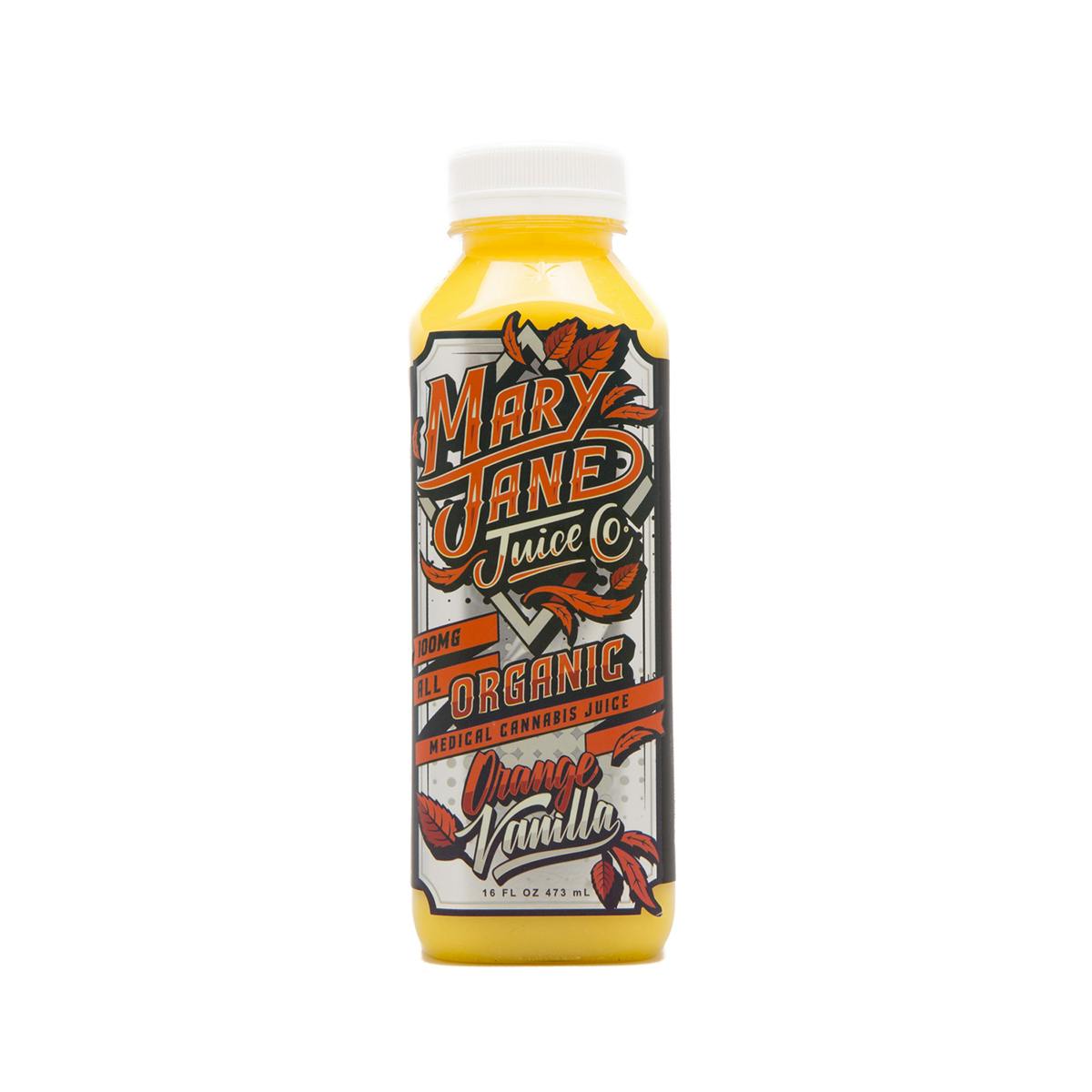 Mary Jane Juice Co. - Orange Vanilla Organic Juice 100mg - 1