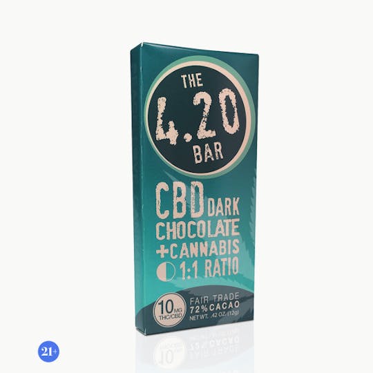 Evergreen Herbal - CBD Dark Chocolate 4.20Bar - 1
