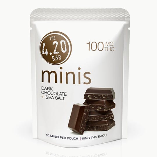 Evergreen Herbal - 4.20Bar Minis – Dark Chocolate + Sea Salt - 1