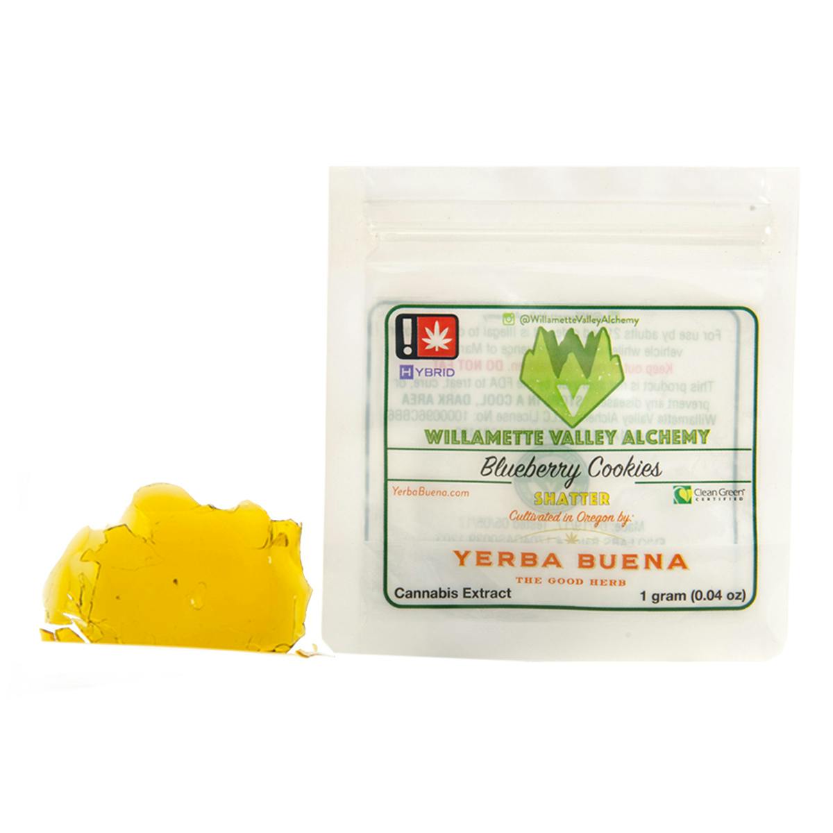 Willamette Valley Alchemy LLC - Blueberry Cookies Shatter - 1