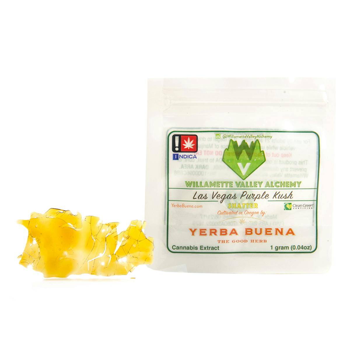Willamette Valley Alchemy LLC - Las Vegas Purple Kush Shatter - 1
