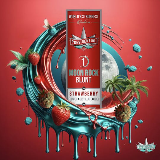 Presidential - Presidential Moon Rock Blunt - Strawberry (1.5g) - 1