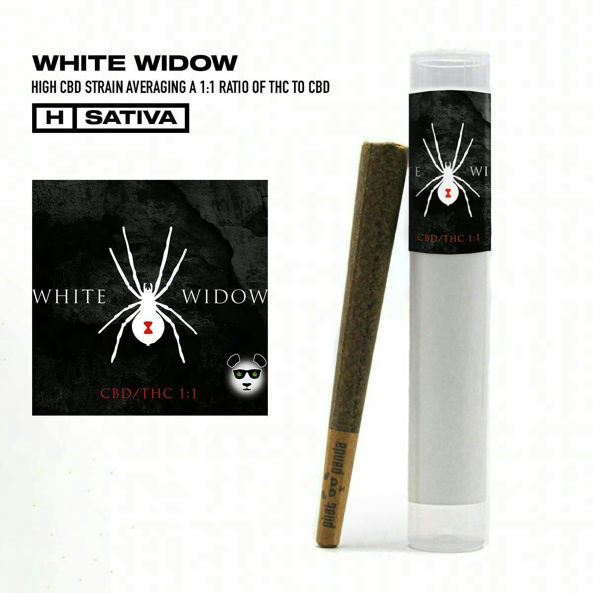 Phat Panda - Phat Panda | White Widow | Joint | 1g - 1