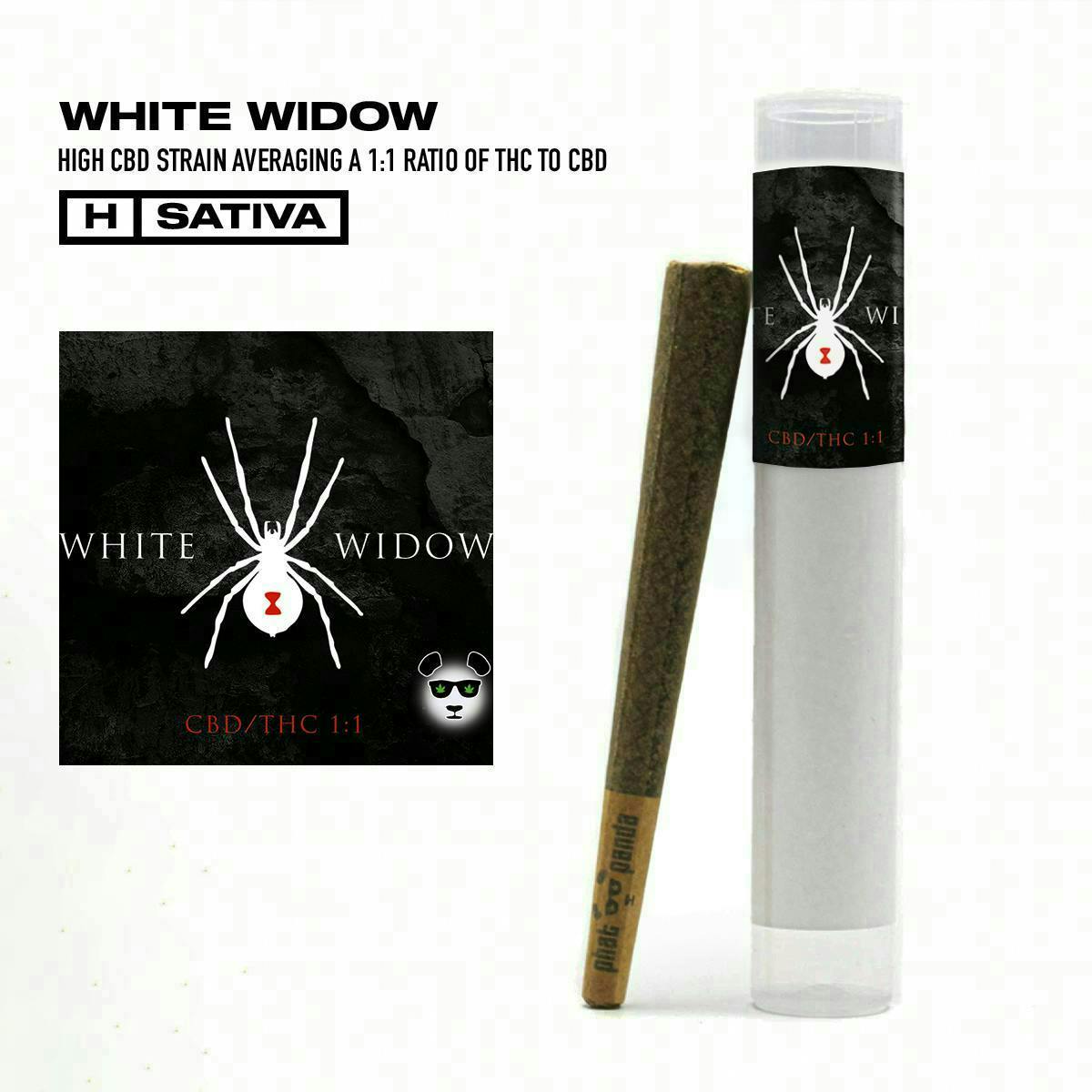 Phat Panda - White Widow | Joint | 1g - 1