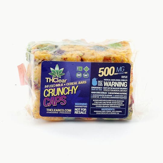 THClear - Crunchy Caps Cereal Bar 500mg - 1