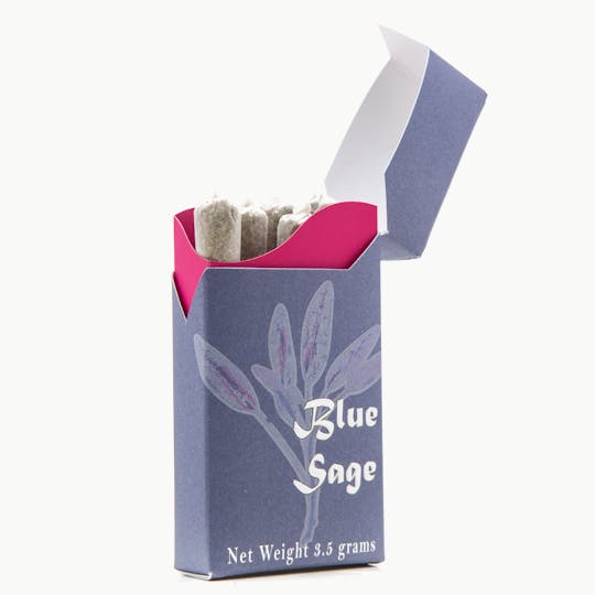 Blue Sage - Banana Split | Pre Rolls | 5pk - 1