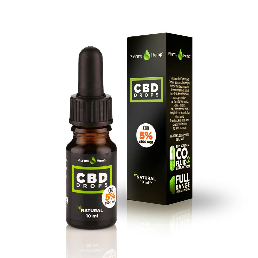 PharmaHemp - CBD DROPS 5% - 1