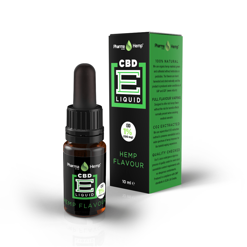 PharmaHemp - CBD E-LIQUID 1% - 1