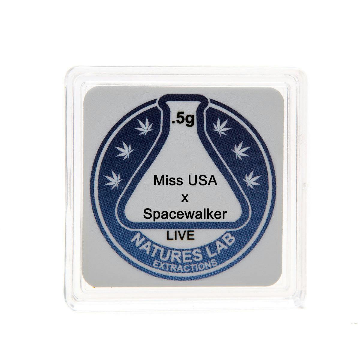 Natures Lab Extracts - Miss USA x Spacewalker Live Resin Shatter - 1