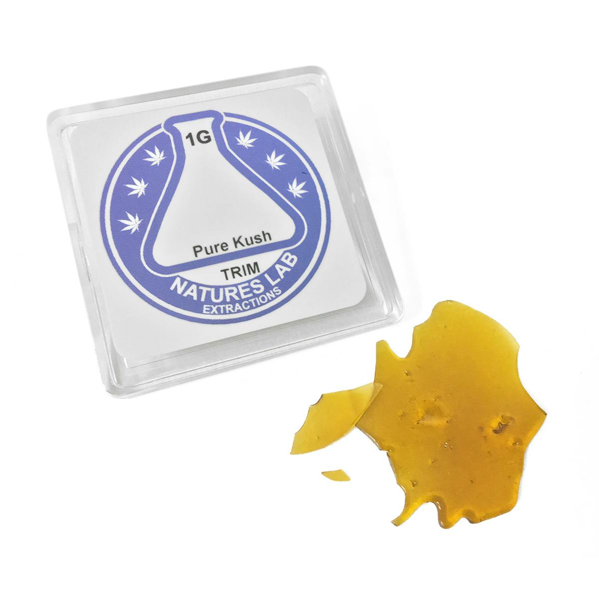 Natures Lab Extracts - Pure Kush Trim Run Shatter - 1