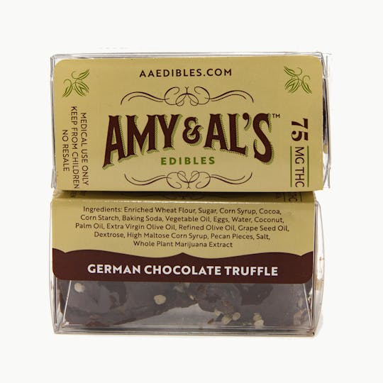 Amy and Al's Edibles - German Chocolate Truffle 75mg - 1