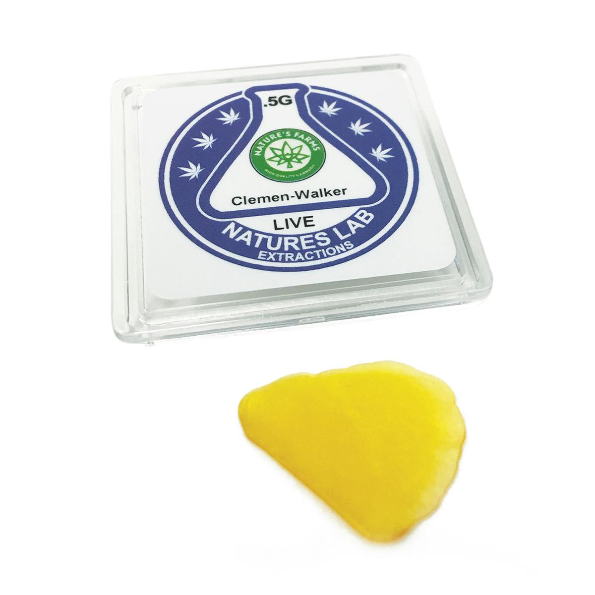 Natures Lab Extracts - Clemen-Walker Live Resin Shatter - 1