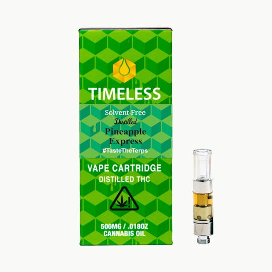 Timeless Vapes - Timeless Pineapple Express 500mg Vape Cartridge (Chill) - 1