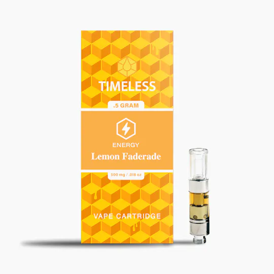 Timeless Vapes - Lemon Faderade | ENERGY Cartridge | 0.5g - 1