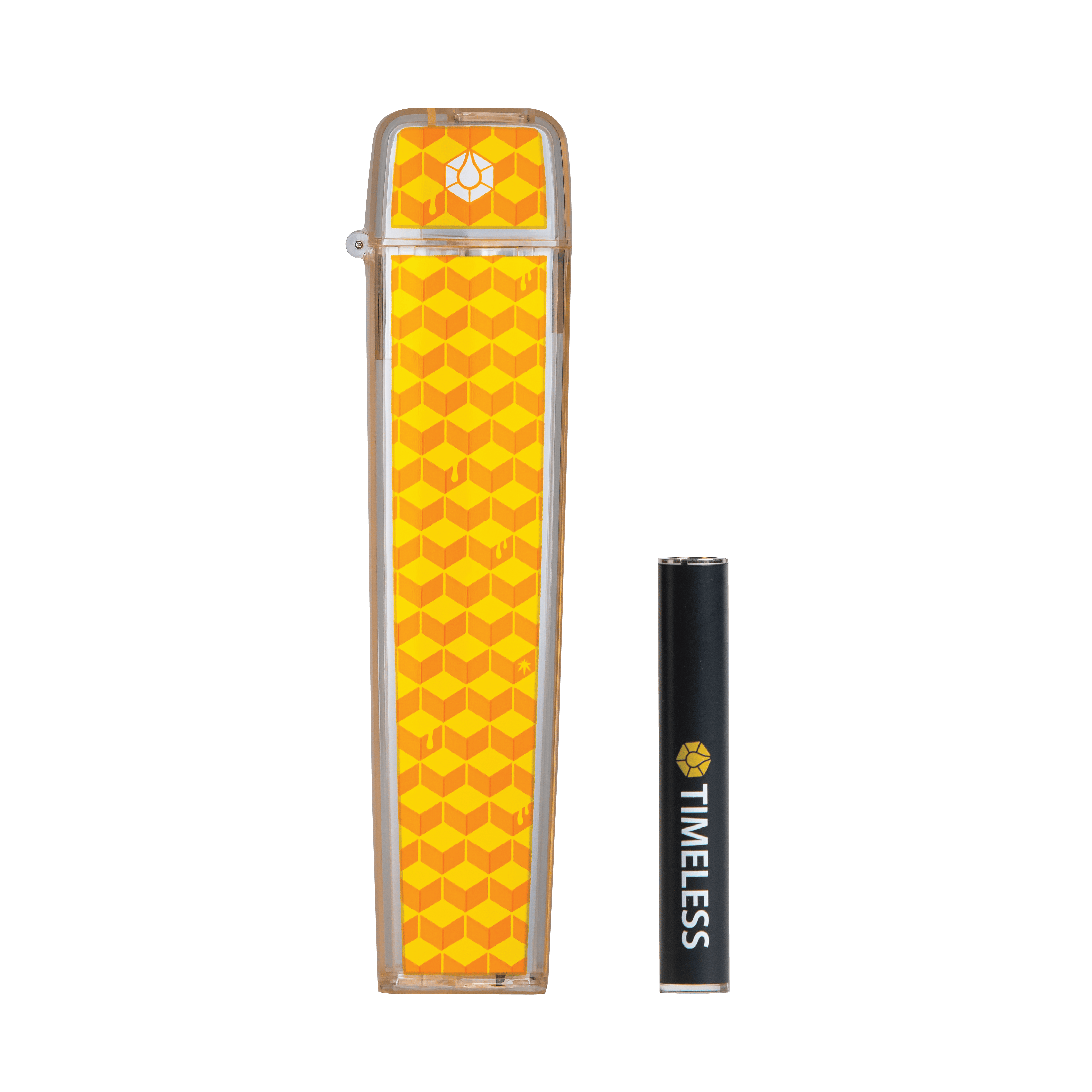 Timeless Vapes - Yellow | Flip Case & Battery Combo - 1