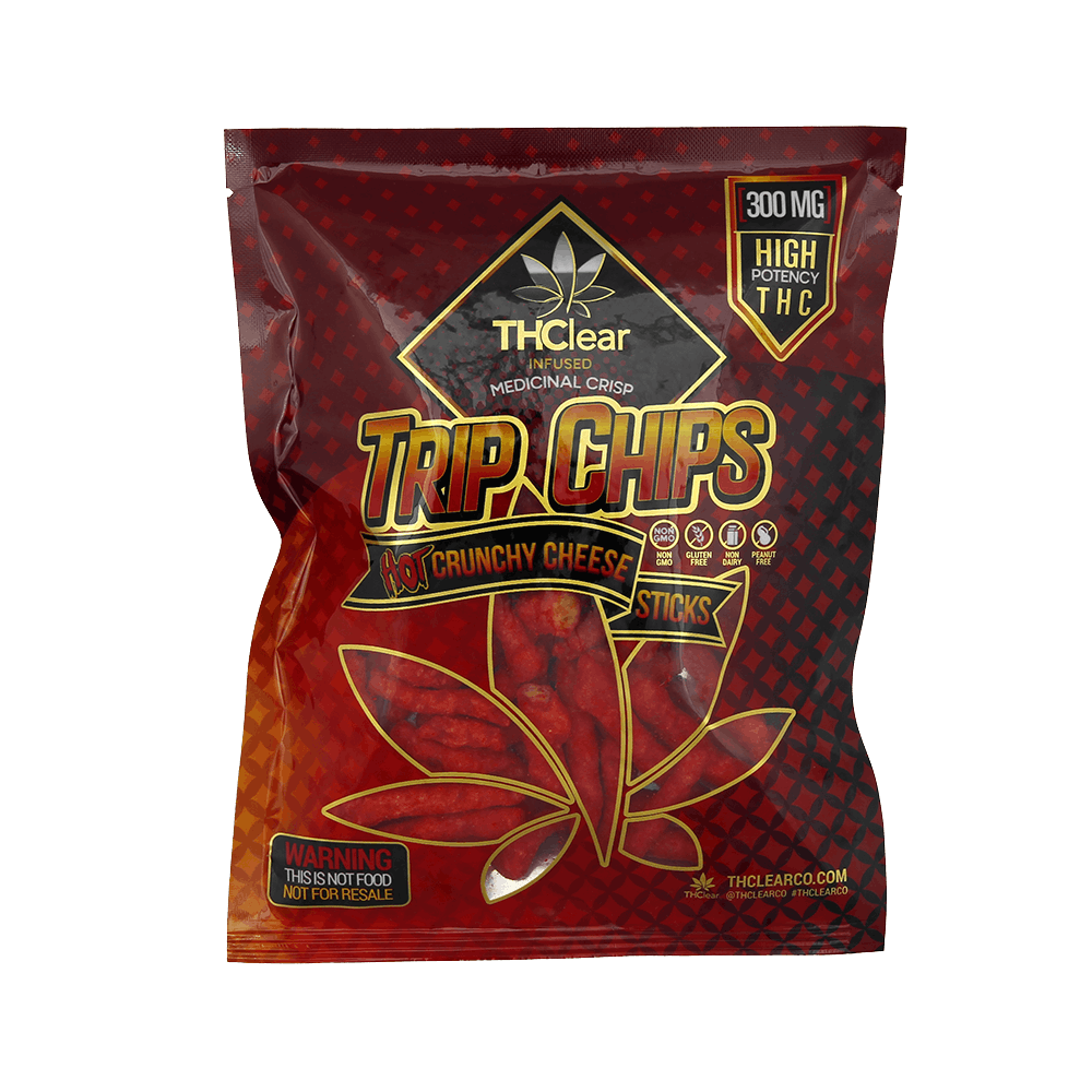 THClear - HOT Crunchy Cheese Trip Chips 300mg - 1