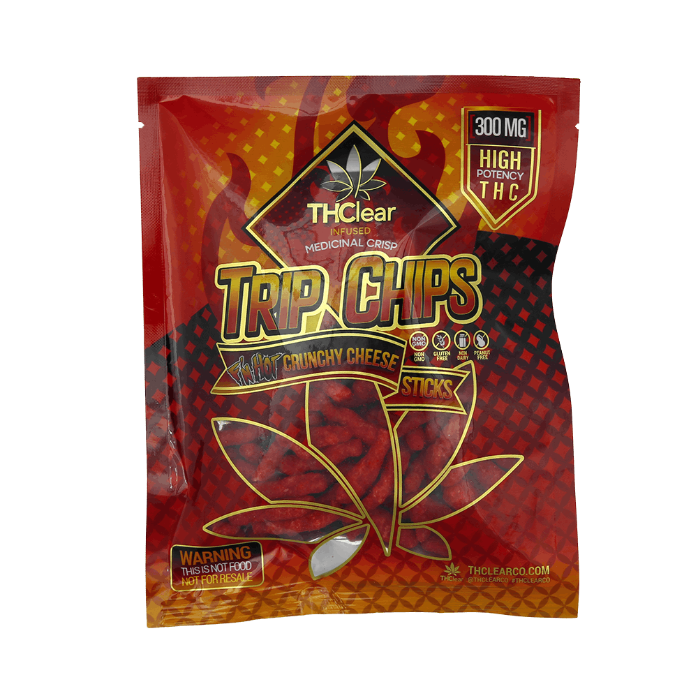 THClear - Extra Hot Crunchy Cheese Trip Chips 300mg - 1