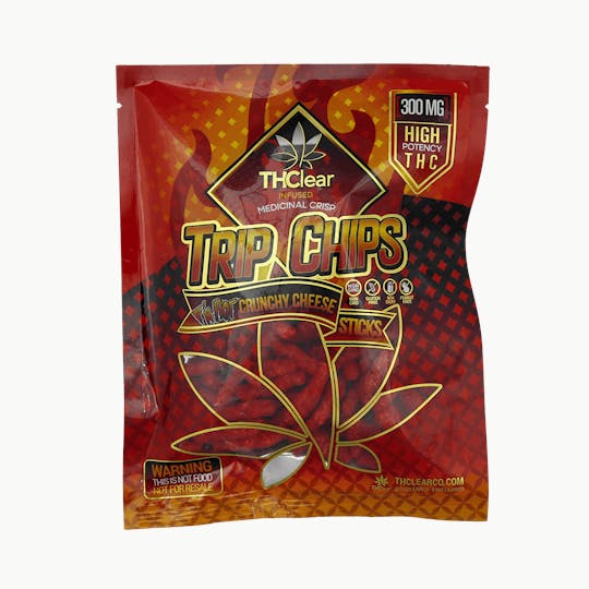 THClear - Extra Hot Crunchy Cheese Trip Chips 300mg - 1