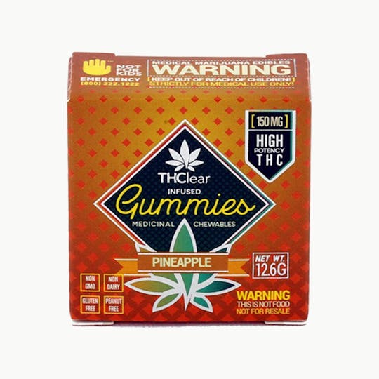THClear - Pineapple Gummies 150mg - 1