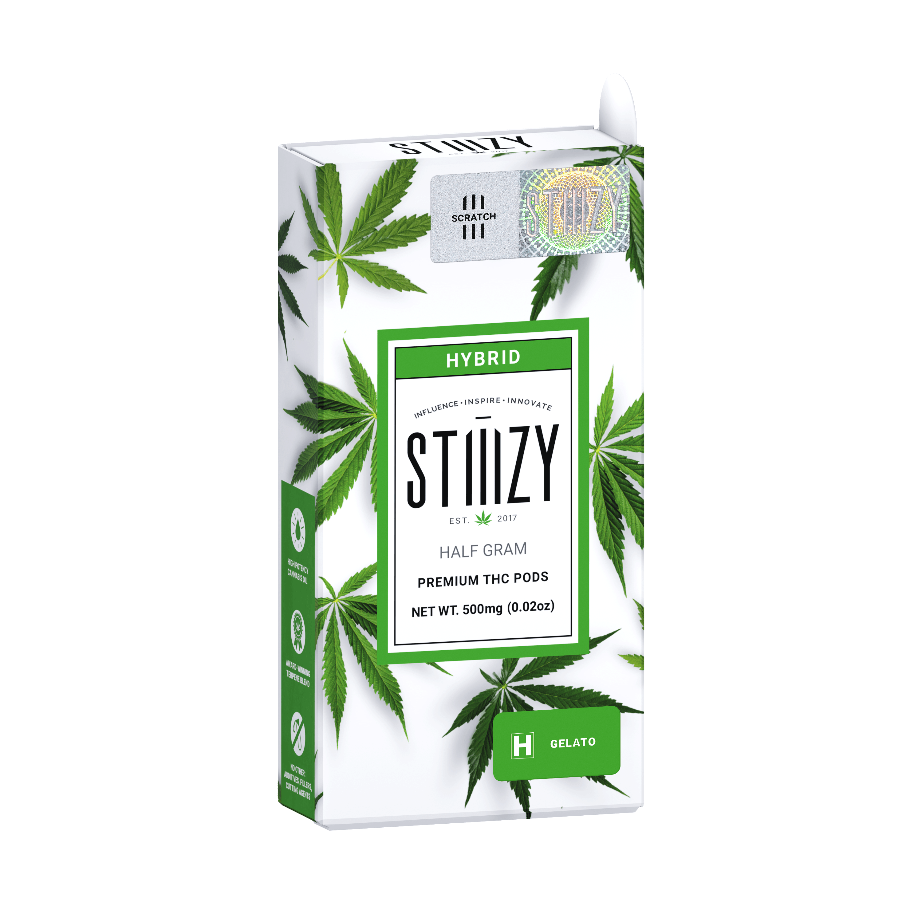 STIIIZY - Vape Cartridge - CHERRY GELATO .5G Original THC Pod - STIIIZY - 1