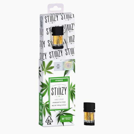 STIIIZY - Vape Cartridge - PINEAPPLE EXPRESS .5G Original THC Pod - STIIIZY - 1