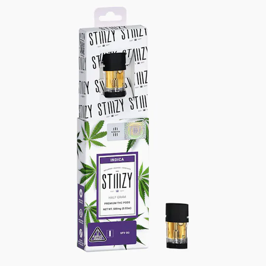 STIIIZY - Vape Cartridge - SFV OG .5G Original THC Pod - STIIIZY - 1