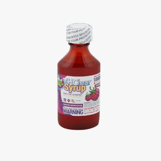 THClear - Raspberry Syrup 1000mg - 1