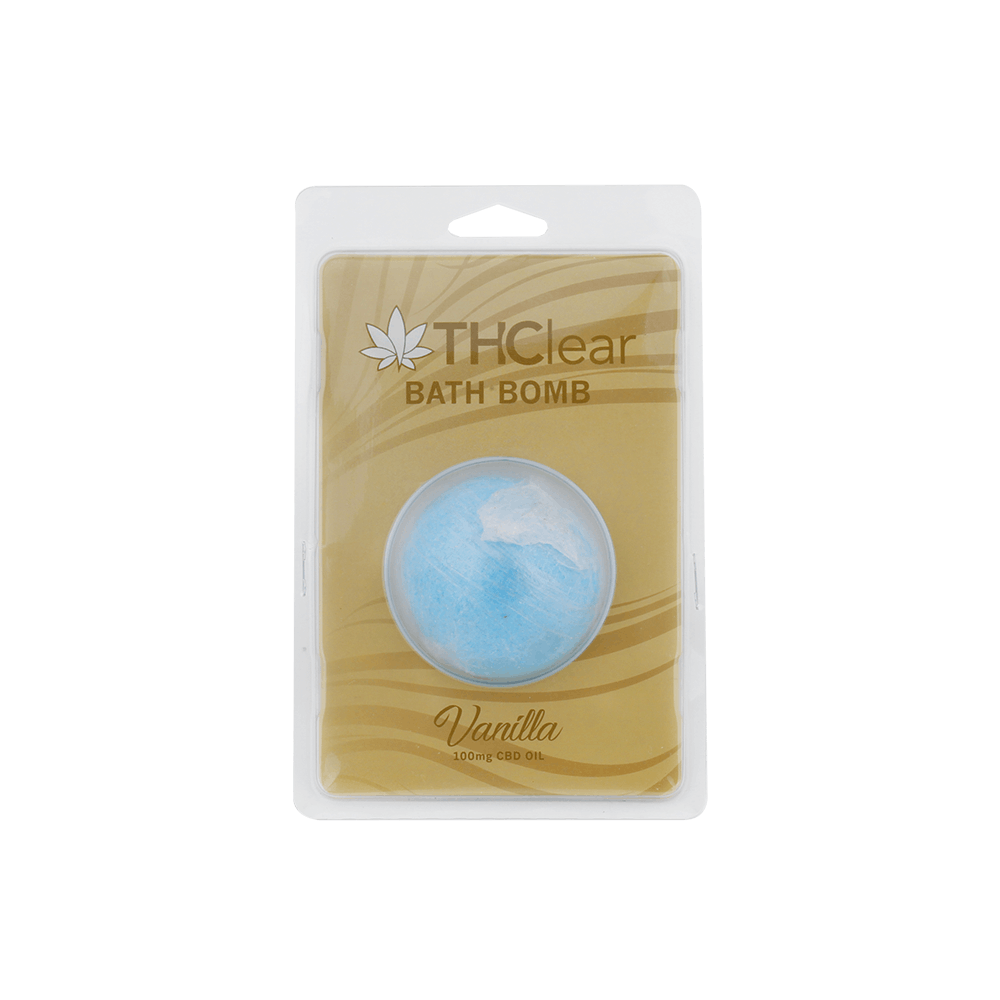 THClear - Bath Bomb 100mg CBD - Vanilla - 1