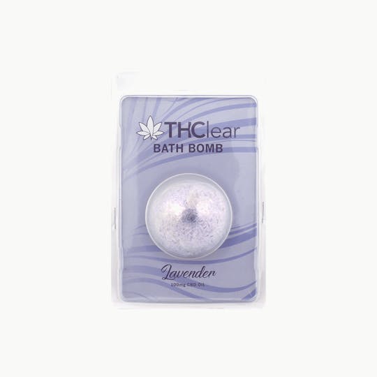 THClear - Bath Bomb 100mg CBD - Lavender - 1