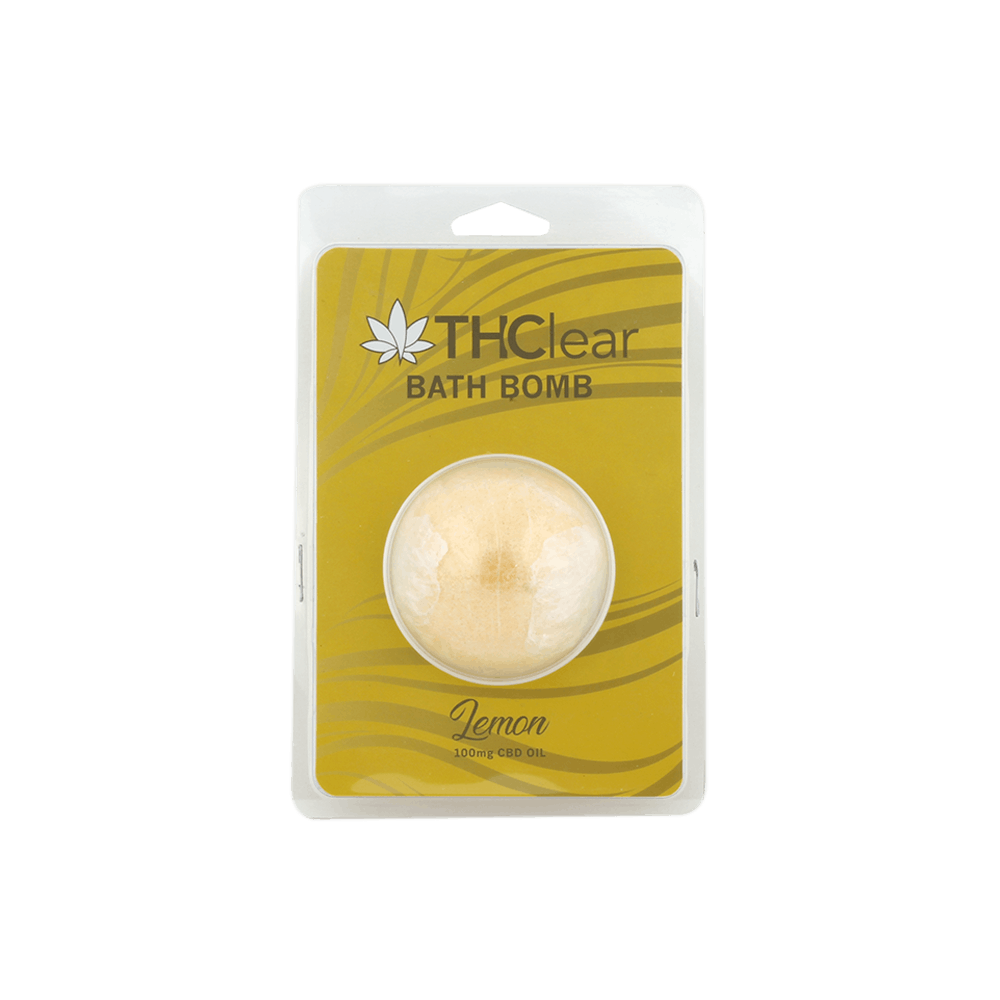 THClear - Bath Bomb 100mg CBD - Lemon - 1