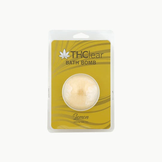 THClear - Bath Bomb 100mg CBD - Lemon - 1