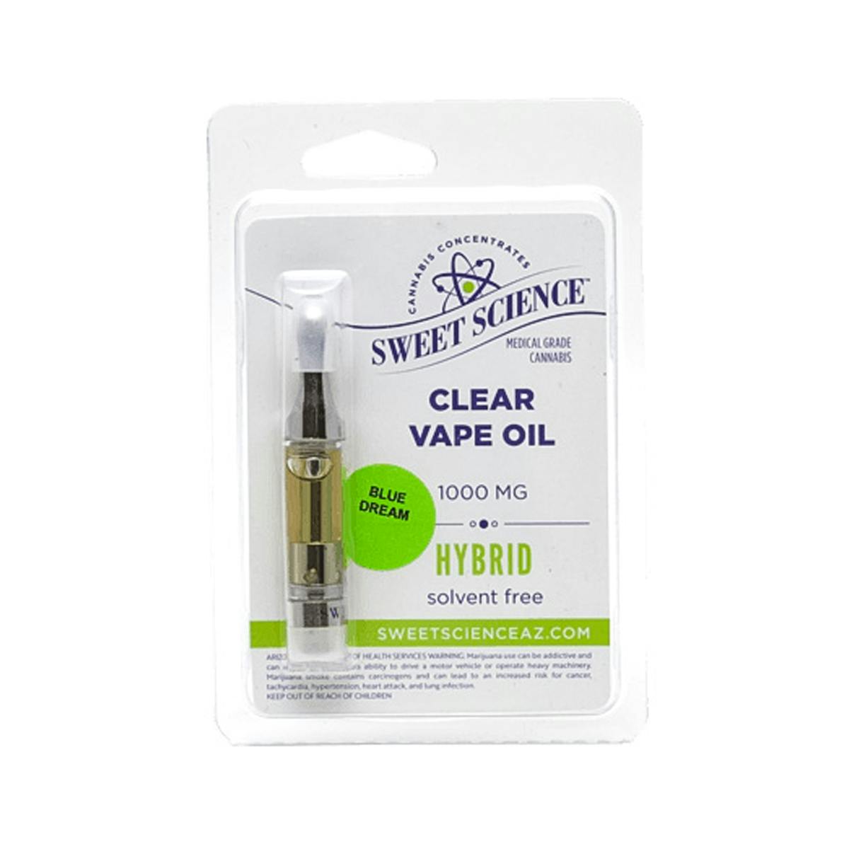 Sweet Science Concentrates - Blue Dream Hybrid - Sweet Science Cartridge - 1