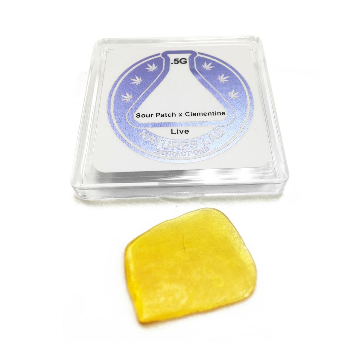 Natures Lab Extracts - Sour Patch x Clementine Live Resin Shatter - 1