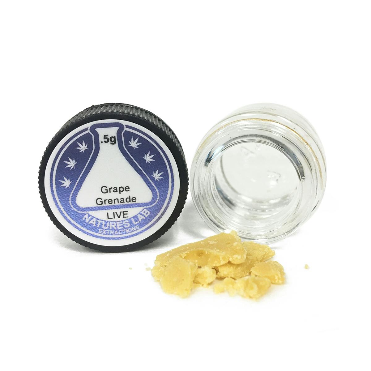Natures Lab Extracts - Grape Grenade Live Resin Crumble - 1