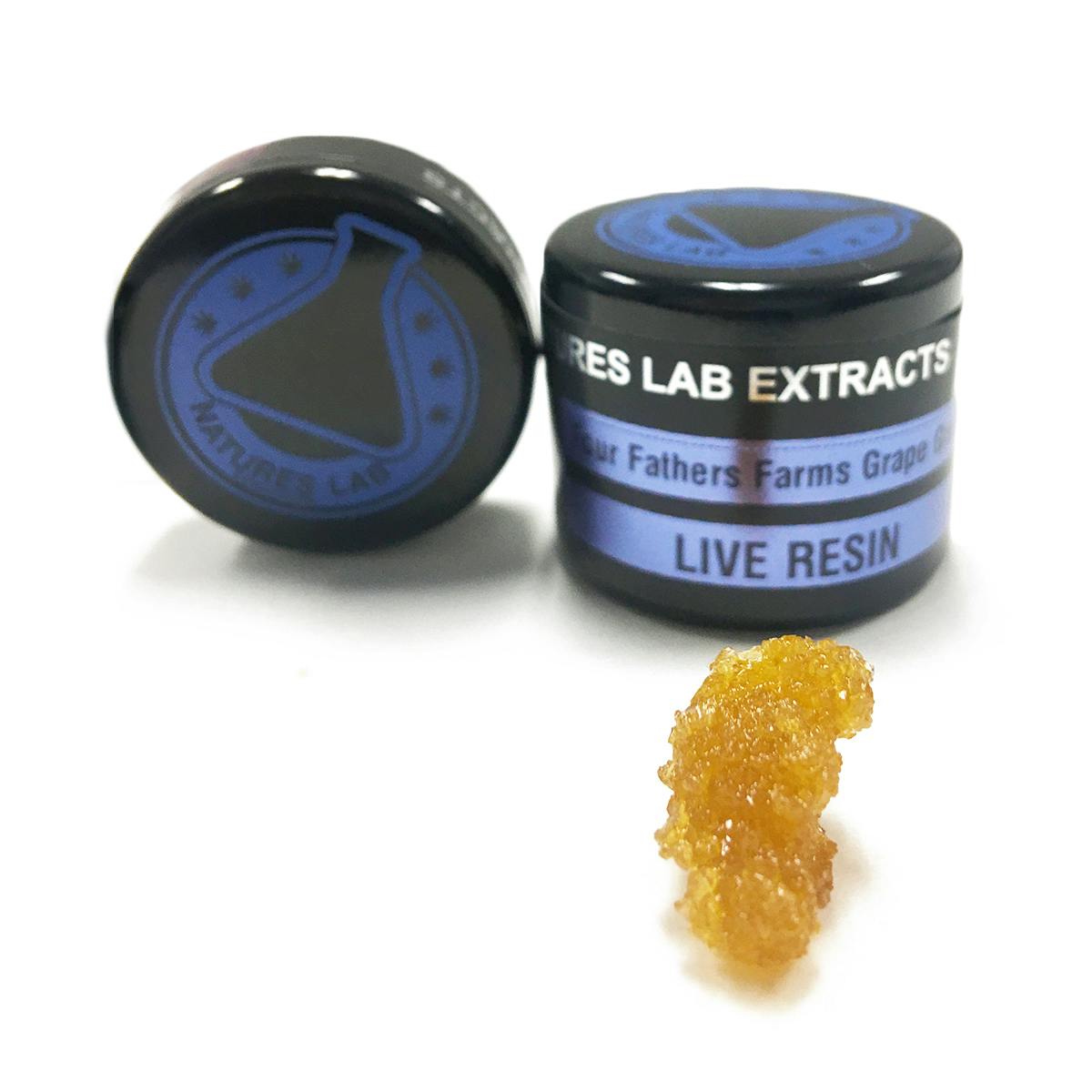 Natures Lab Extracts - Four Fathers Farms Grape Grenade Live Resin Sauce - 1