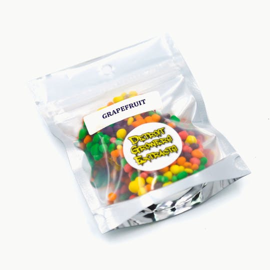 Detroit Growers Extracts - Grapefruit Nerds Rope 100mg - 1