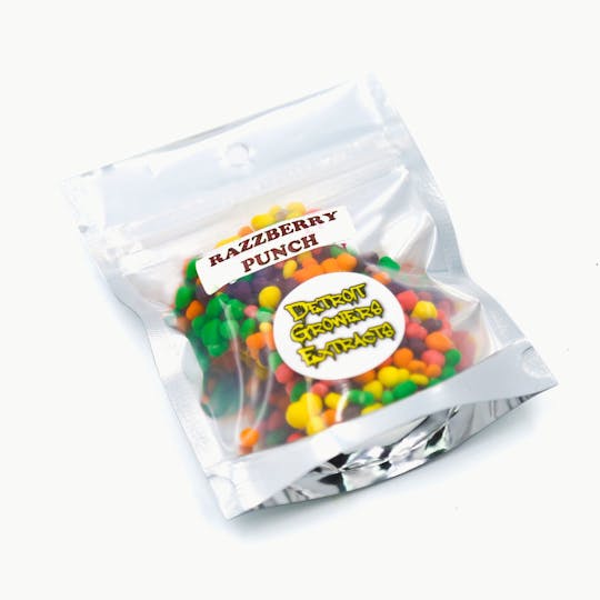 Detroit Growers Extracts - Razzberry Punch Nerds Rope 100mg - 1