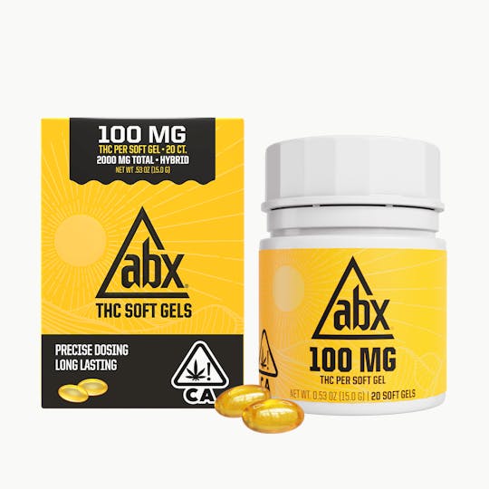 ABX / absoluteXtracts - ABX - 100mg THC Soft Gels - 20ct - 1