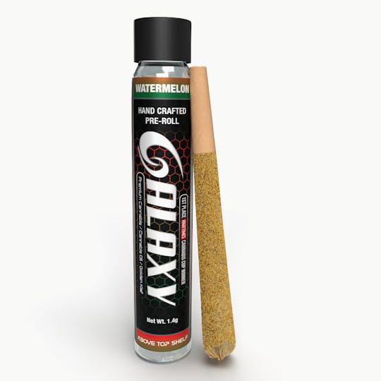 Galaxy - Watermelon Diamond Sauce Infused Galaxy Pre Roll(Hybrid) 1.5g - CA - 1