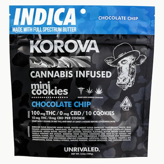 Korova - Indica Chocolate Chip Mini Cookies - 1