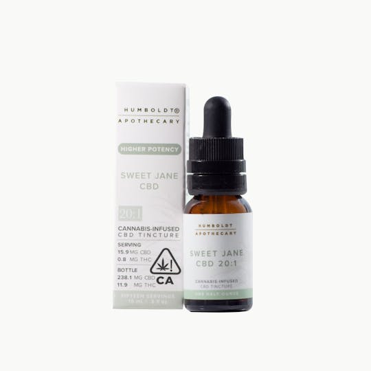 Humboldt Apothecary - Sweet Jane 20:1 CBD/THC Tincture HALF OUNCE BOTTLE - 1