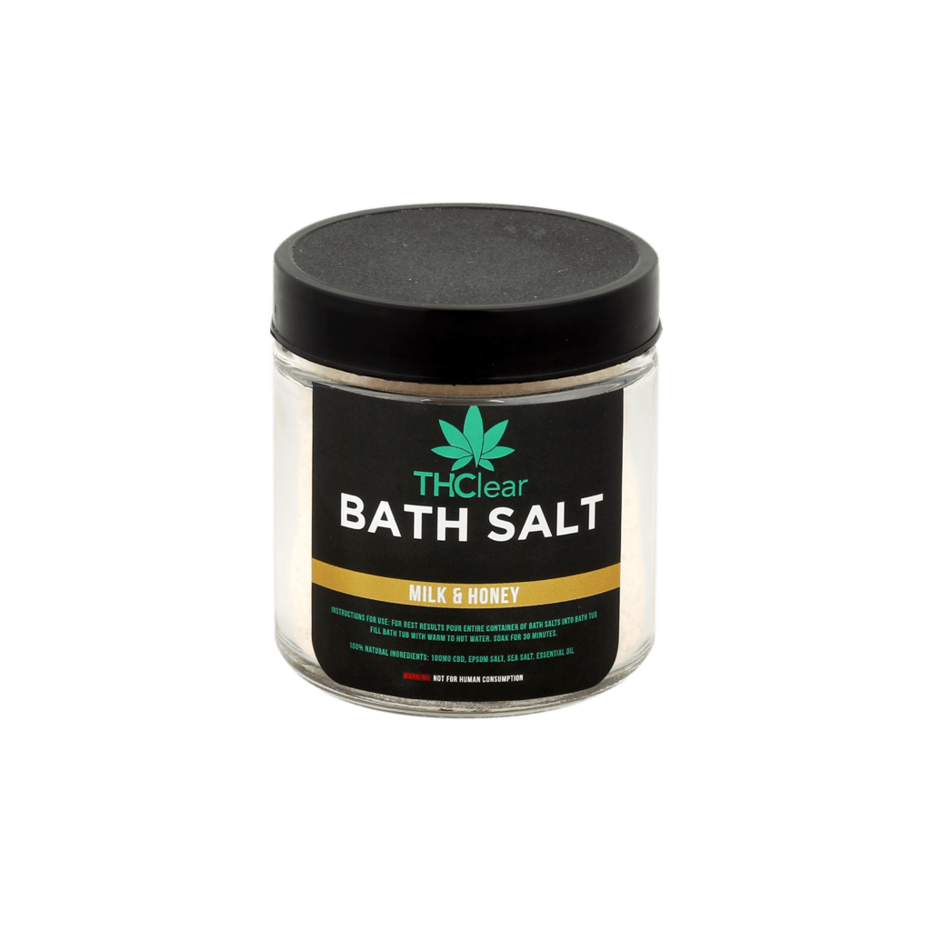 THClear - Bath Minerals CBD 100mg - Milk and Honey - 1