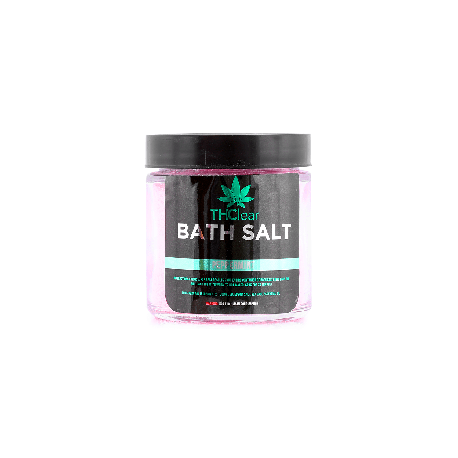 THClear - Bath Minerals CBD 100mg - Peppermint - 1