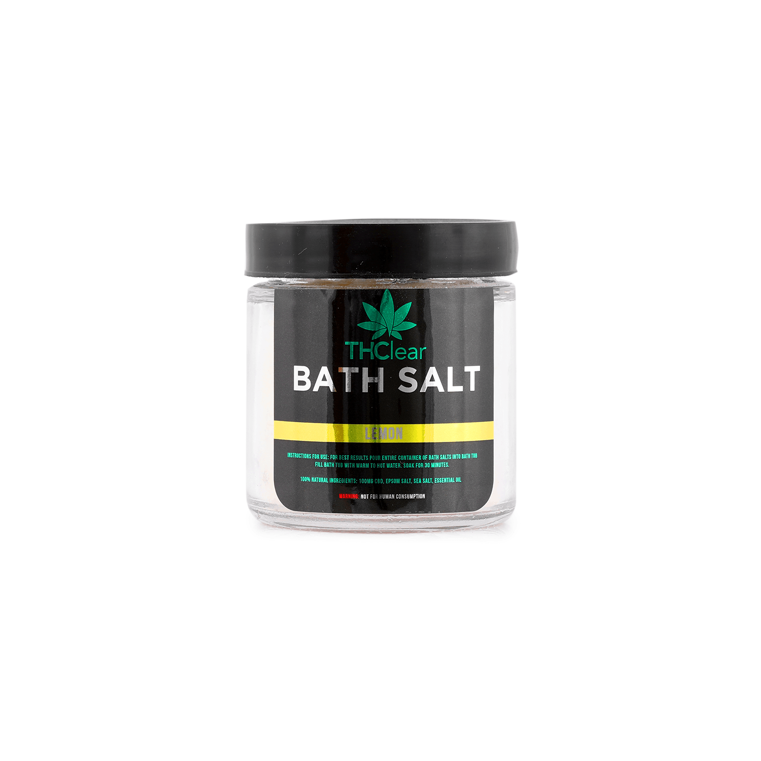 THClear - Bath Minerals CBD 100mg - Lemon - 1
