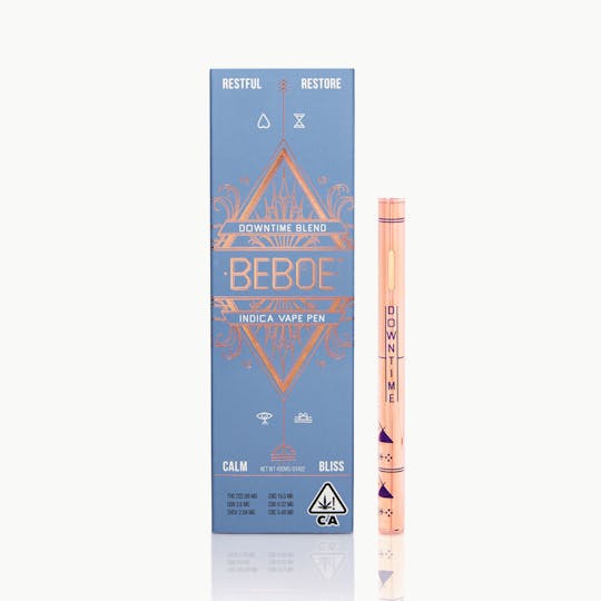 Beboe - DOWNTIME Indica Blend Disposable Pen - 400MG - 1