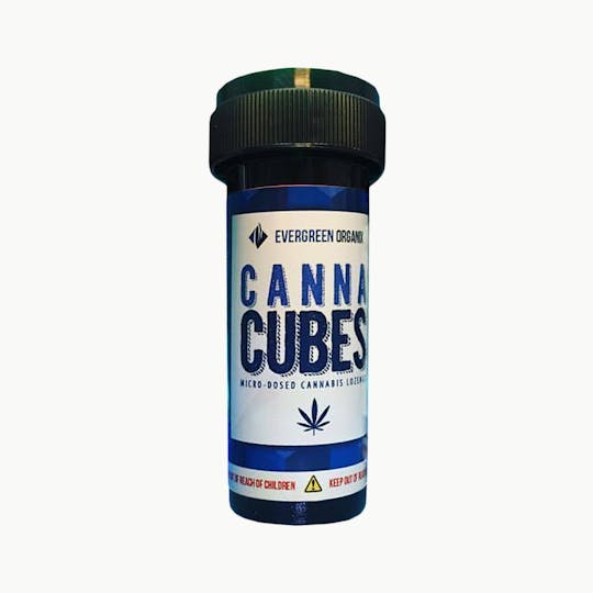 Evergreen Organix - Blue Raspberry Canna Cubes 100mg - 1
