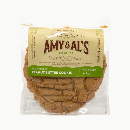 Amy and Al's Edibles - Peanut Butter Cookie 300mg - 1