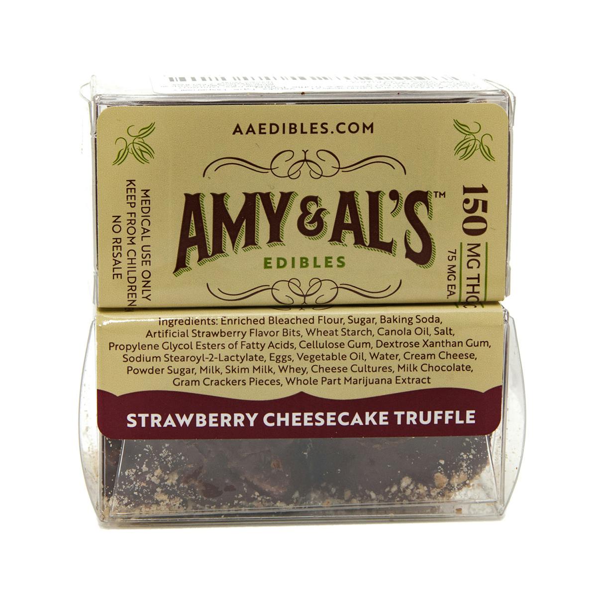 Amy and Al's Edibles - Strawberry Cheesecake Truffle 150mg - 1