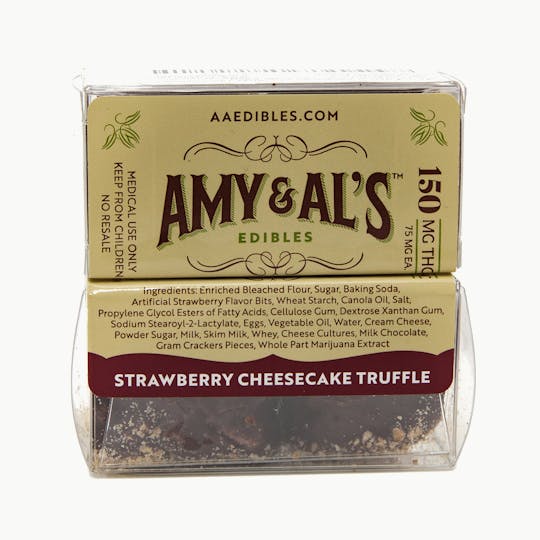 Amy and Al's Edibles - Strawberry Cheesecake Truffle 150mg - 1